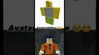 Avatars Now vs Back Then.. #shorts #roblox #viral #broken #slender #bacon