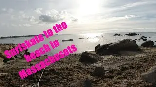 Surfskate to the Atlantic ocean c5 trucks Dope planet deck