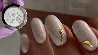 😍 ТАК ПРОСТО / МРАМОРНЫЙ МАНИКЮР ШТАМПОМ / ТЕКСТУРА НА НОГТЯХ / ЛАЙФХАК ИЗ ТИК ТОКА