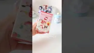 sanrio blindbox strawberry collection ~ #unboxing #miniso #toycollector