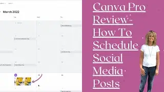 Canva Pro Review- How To Schedule Social Media Posts And Use The Content Planner On Canva