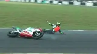 MPH Bikes Mini Twins Crash 2014