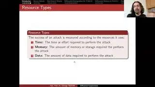 Cryptanalysis 6.1: Attack Types