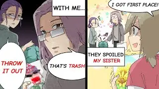 My parents never praised me for anything but they treated my sister like a princess.. [Manga Dub]
