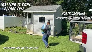 MY FALL TO DO LIST | TRUCKER’S WIFE VLOG- GARDENING and HOMESTEADING in North Carolina
