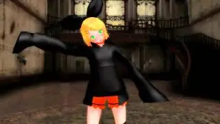 【MMD】Trick and Treat 【Len Black Cat & Rin Black Cat】