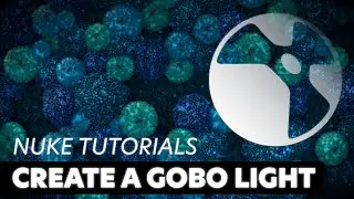 How to create a gobo light effect in Nuke.