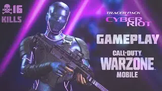 CYBER RIOT TRACER PACK gameplay 16kills | ASUS ROG 7 #warzonemobile #wzm