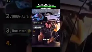 Ranking The WorseCar Crashed Moments😭🥀💀