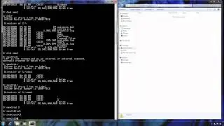 CD (change directory) MD (Make Directory) command