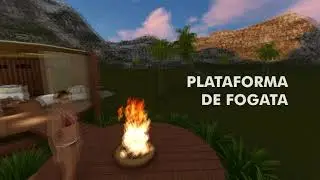 Construart - Proyecto: Glamping 3 Platafromas - 3D (Render)