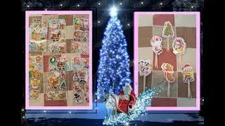 Aliexpress Украшения для капкейков Наклейки новогодние