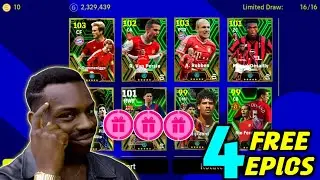 Finally 4 Free Epics 😱🔥 Confirmed By Konami 😍 | eFootball 2024