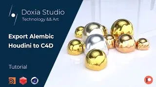 Houdini to Cinema4D: Export Alembic (Preview)