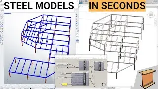 Simple, easy & quick structural steel modelling. Stream to Revit from CAD or parametric script.