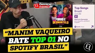 MANIM VAQUEIRO top 01 no SPOTIFY BR - #TBTdoCUNVERSA