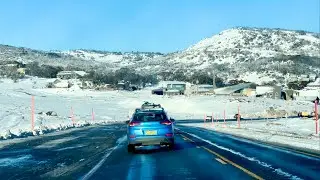 Amazing Scenic Drive from Jindabyne to Perisher Valley, NSW Australia