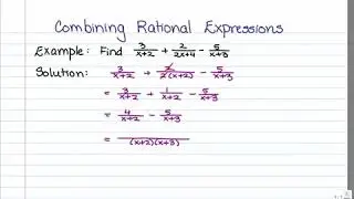 Adding Rational Expressions