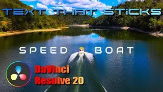 Stick Text to Moving Objects and Moving Footage | Simple Fusion in DaVinci Resolve 20