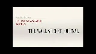 The Wall Street Journal is available from the Camden County Library System.