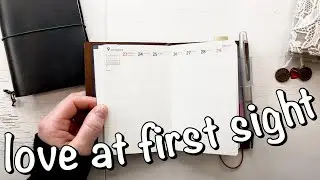 Nolty 1180 - traveler's notebook passport size weekly planner