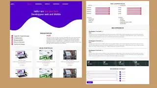 Complete Responsive Personal Portfolio Website using BOOTSTRAP, HTML ,CSS & JavaScript