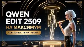 Qwen Edit 2509 in ComfyUI — ControlNet, poses, depth, Inpaint, automatic prompting with Florence2