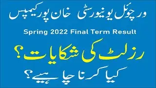 Spring 2022 Final Term  Result | Virtual University Result | Spring2022