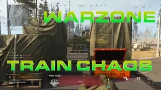 Call Of Duty: WARZONE (HAVING SOME SNEAKY FUN ON THE TRAIN) Pure CHAOS! Gameplay WATCH TILL THE END!