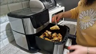 Shish kebab in an air fryer, simple and hassle-free
