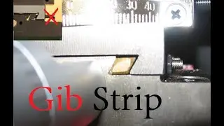 Mini Lathe Gib Strip, How to Make a  Gib Strip on Mitre Saw