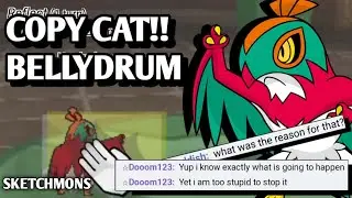 COPYCAT + BELLY DRUM HAWLUCHA IS BUSTED IN SKETCHMONS | POKEMON SCARLET AND VIOLET