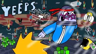 Yeeps Hide and Seek: Random Moments in Spleef