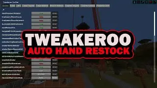 Tweakeroo Minecraft Mod - Automatic Hand Restock