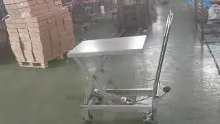 Aluminum hydraulic scissor lifting platform table