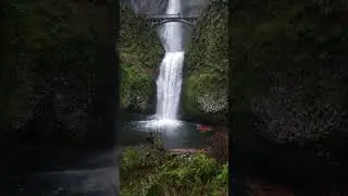 Мост через водопад /bridge over the waterfall  #shorts
