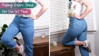 Making Jeans for the First Time | Sewing the Dawn Jeans | DIY Clothing