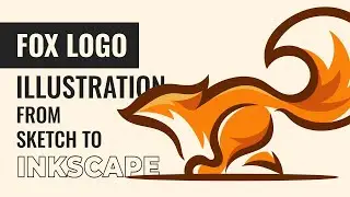FOX Logo Design Illustration from Sketch to INKSCAPE