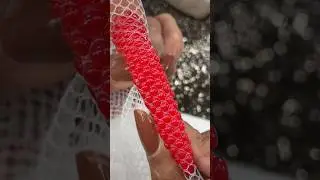 Juicy Red Raspberry Nail that turns Poisonous White in Water 🍓☠️💦 