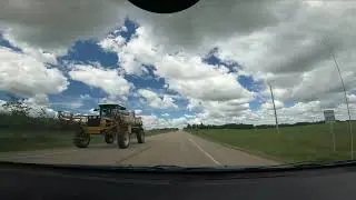 Highway 13 - Going west - Alberta, Canada