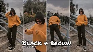 Cara Edit Foto Ala Selebgram | Black & Brown | Vsco Mobile Tutorial