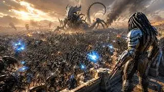 PREDATORS vs 4 MILLION Xenomorph Queen & Her Army! -  Ultimate Epic Battle Simulator 2 | UEBS 2