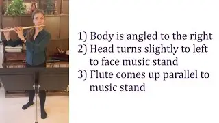 Flute Lesson: Sitting & Standing Position
