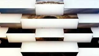 3D Cube Slideshow in 4k