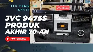 Radio Kaset Jadul || JVC  9475S Produksi Akhir 1970-an