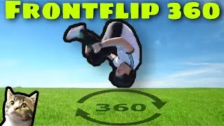 FRONTFLIP FULL TWIST TUTORIAL IN 5 MINUTES ON TRAMPOLINE! | how to frontflip 360