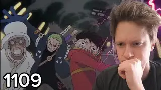 One piece 1109 / ВАН ПИС 1109 СЕРИЯ РЕАКЦИЯ / Луччи и Луффи против серафимов