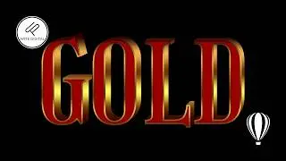 COMO aplicar um DOURADO de forma avançada em um texto no CorelDRAW