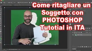 How to Crop a Subject from a Photo with Photoshop 2020 (Italian Tutorial with Green Screen) Alex P.