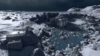 Starfield, Attack on a Va'ruun occupied icy lab. Moddem Gameplay. Third Person Mode.